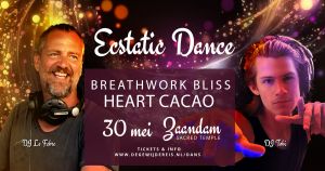 30 mei Ecstatic Dance, cacao & Breathwork Bliss